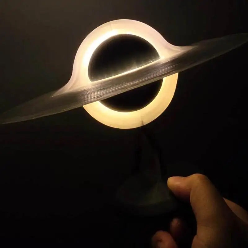 Black Hole Night Light Interstellar Merch Cosmic Model Desktop Ornament Atmosphere Decor